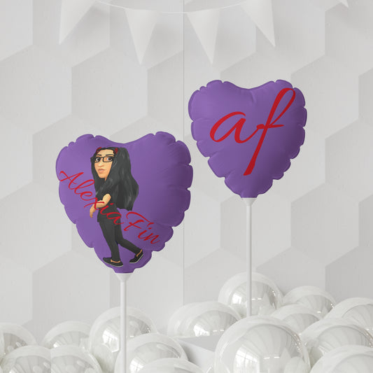 AlexiaFin Balloon (Round and Heart-shaped), 11"